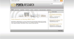Desktop Screenshot of pentaresearch.com